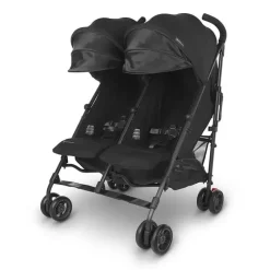 Uppababy - G-LINK V2 Side by Side Double Stroller, Jake (carvão/carbono) Outlet