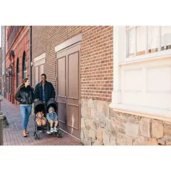 Uppababy - G-LINK V2 Side by Side Double Stroller, Jake (carvão/carbono) Outlet