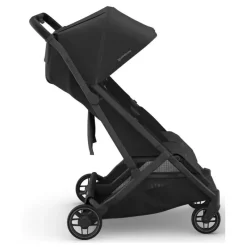 Uppababy - Minu Duo Side By Side Compact Double Stroller, Jake (Charcoal/Carbon Frame/Black Leather) Best