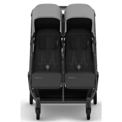 Uppababy - Minu Duo Side By Side Compact Double Stroller, Greyson (Charcoal Mélange/Carbon Frame/Saddle Leather) Discount
