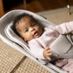 Uppababy - Mira 2 em 1 segurança e assento, Charlie - Sand Mélange | Moldura prateada | Madeira de Bétula Fashion
