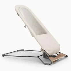 Uppababy - Mira 2 em 1 segurança e assento, Charlie - Sand Mélange | Moldura prateada | Madeira de Bétula Fashion