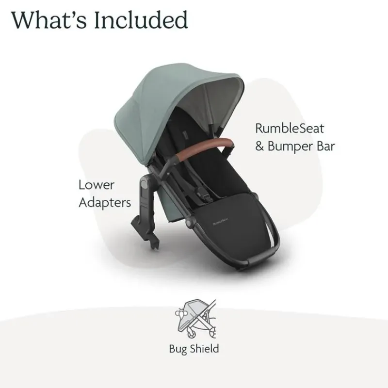 uppababy__rumbleseat_v_se_SKUDI4nO5m4_2.webp Uppababy - Rumbleseat V3 Second Lower Seat, Kenzi (Mystic Aqua/Carbon Frame/Saddle Leather) Hot