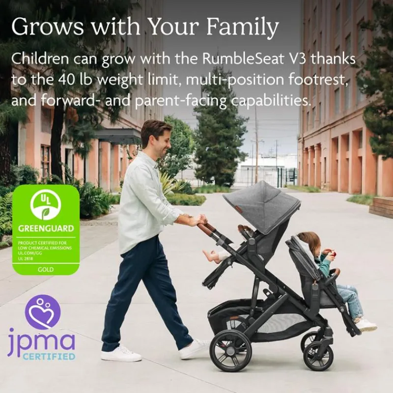 uppababy__rumbleseat_v_se_SKUDI4nO5m4_5.webp Uppababy - Rumbleseat V3 Second Lower Seat, Kenzi (Mystic Aqua/Carbon Frame/Saddle Leather) Hot