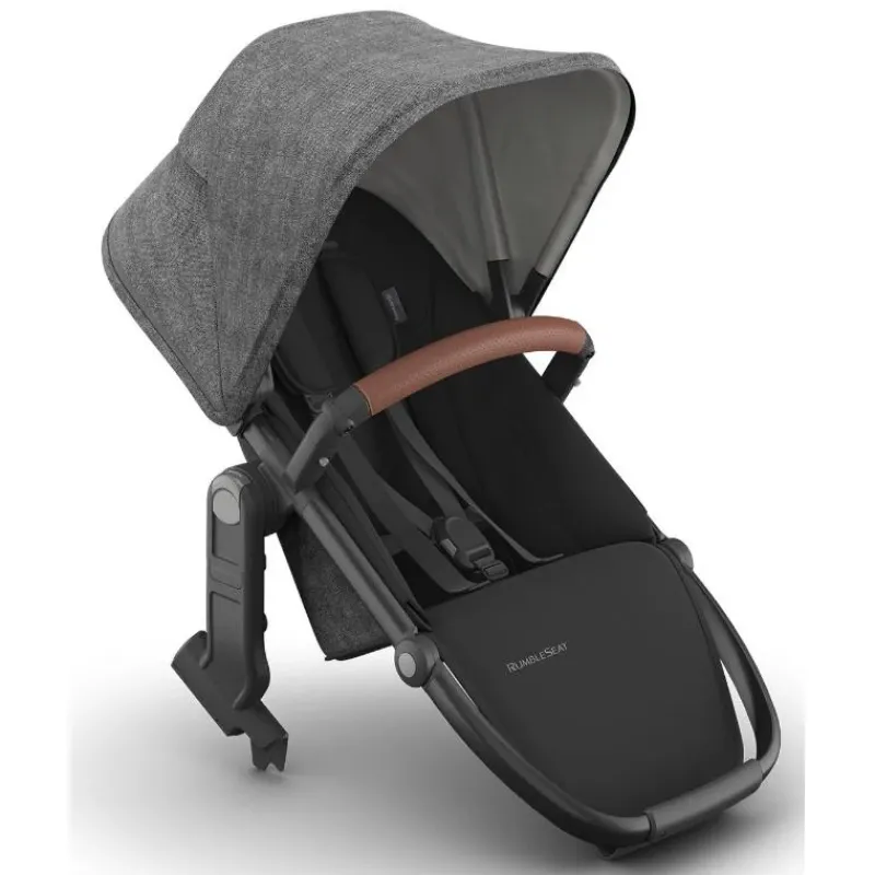 uppababy__rumbleseat_v_se_SKUFjVjwlSn_0.webp Uppababy - Rumbleseat V3 Second Lower Seat, Greyson (Charcoal Mélange/Carbon Frame/Saddle Leather) New