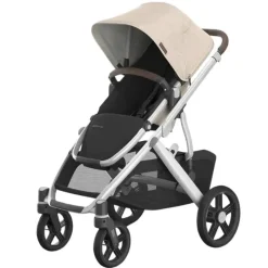 Uppababy - Vista V3 Stroller, Declan (Oat Mélange/Silver Frame/Chestnut Leather) Sale