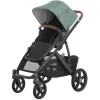 Uppababy - Vista V3 Stroller, Gwen (verde mesclado/estrutura de carbono/couro de sela) Hot