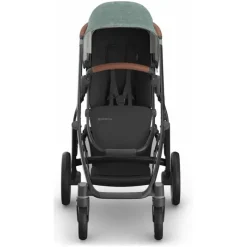 Uppababy - Vista V3 Stroller, Gwen (verde mesclado/estrutura de carbono/couro de sela) Hot