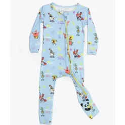 Bellabu Bear Urso Bellabu - Good Vibes Bambu conversível Footie Bob Esponja Calça Quadrada Sale