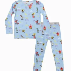 Bellabu Bear Urso Bellabu – Pijama infantil Good Vibes Bamboo Bob Esponja Calça Quadrada Best