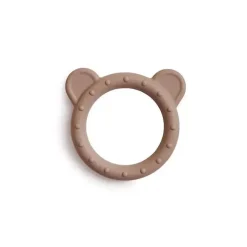 Mushie Urso Mordedor de Silicone Natural Fashion