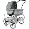Valco Baby - Classic Bassinet Doll Stroller, Grey/White New