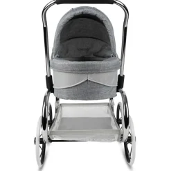 Valco Baby - Classic Bassinet Doll Stroller, Grey/White New