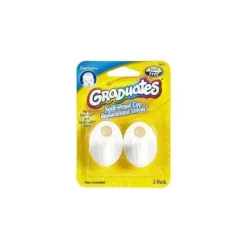 Nuk Válvula de reposição padrão de copo à prova de derramamento Gerber Graduates 2-Pack Hot