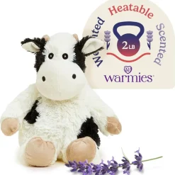 Warmies - Black And White Cow Discount