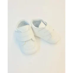 Will Beth Will' Beth - Sapatos de couro para meninos, branco Clearance
