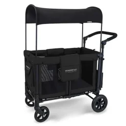 WonderFold Wagon Stroller WonderFold - W2 Luxe Double Stroller Wagon, Preto Sale