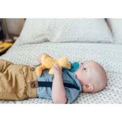 Wubbanub - Infant Pacifier Duck Yellow Hot