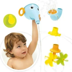 Yookidoo - brinquedo de banho FunElefun Fill 'N' Sprinkle, azul Hot