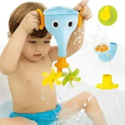 Yookidoo - brinquedo de banho FunElefun Fill 'N' Sprinkle, azul Hot