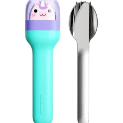 Zoku - Kids Pocket Utensil Set, Unicorn Best