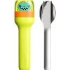 Zoku - Kids Pocket Utensil Set, Green Dino Fashion
