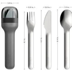 Zoku - Pocket Utensil Set, Charcoal Discount