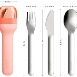 Zoku - Pocket Utensil Set, Peach Sale