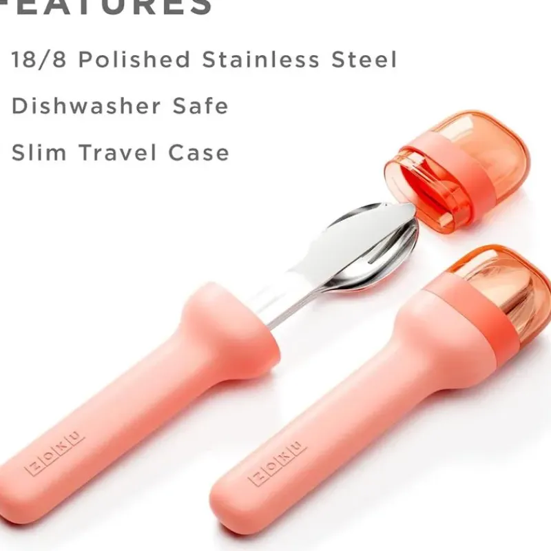 zoku__pocket_utensil_set__SKUe9DkJjvi_5.webp Zoku - Pocket Utensil Set, Peach Sale