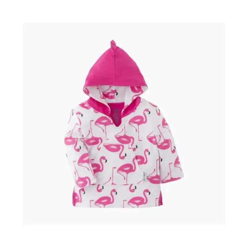 zoocchini__baby_terry_swi_SKU238cfvOE_0.webp Zoocchini - Baby Terry Swim Coverup Upf50+, Flamingo Online