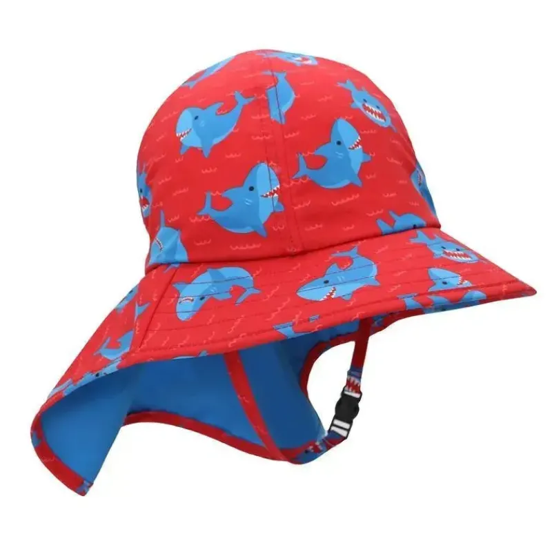 zoocchini__chapu_de_sol_p_SKUWRHXtQaf_0.webp Zoocchini - Chapéu de Sol para Bebê/Criança, Tubarão Azul Outlet