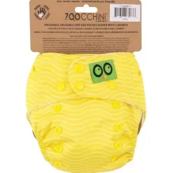 Zoocchini - Pato de fralda de pano com 2 unidades de inserção tamanho único Hot